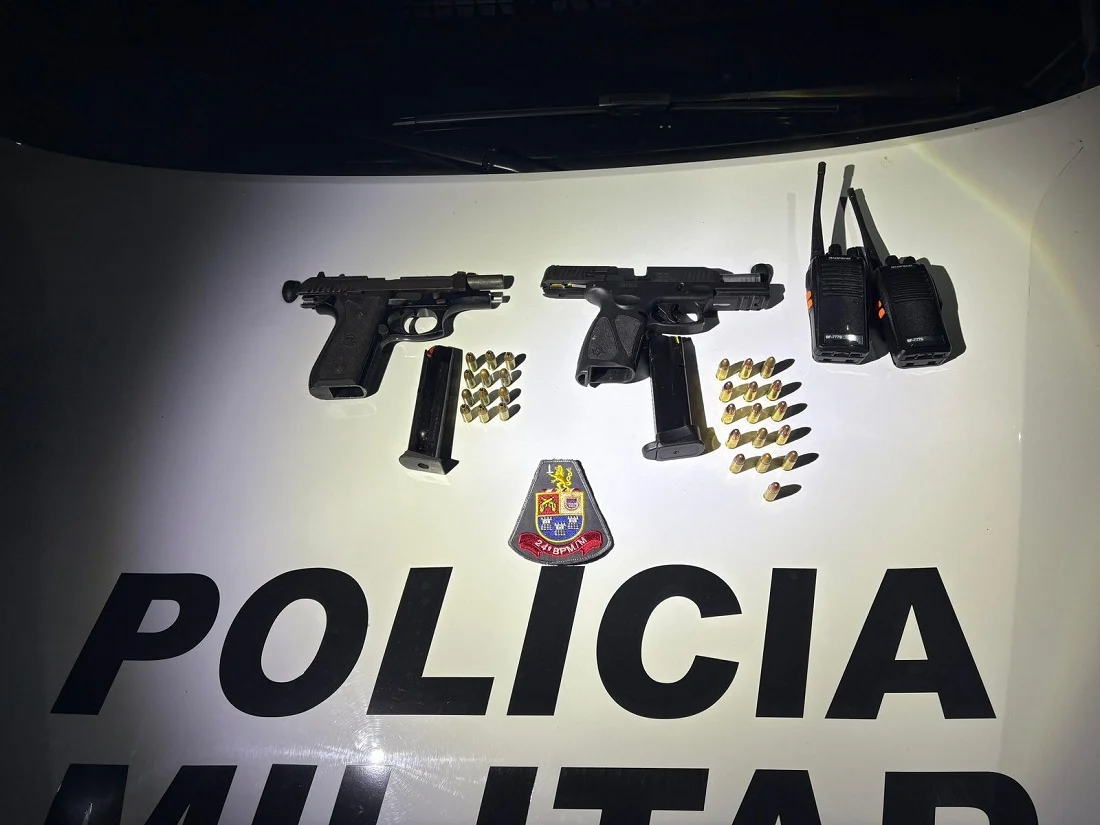 Polícia Militar prende homem com posse de armas na divisa SP-Diadema 
