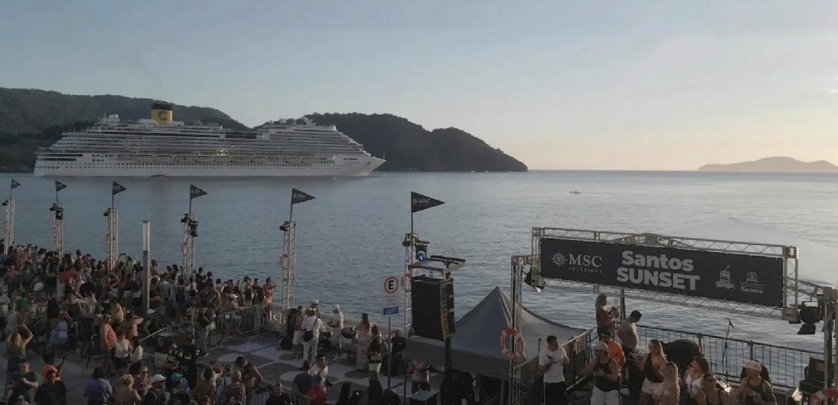 6º Santos Sunset marca o encerramento da temporada de cruzeiros