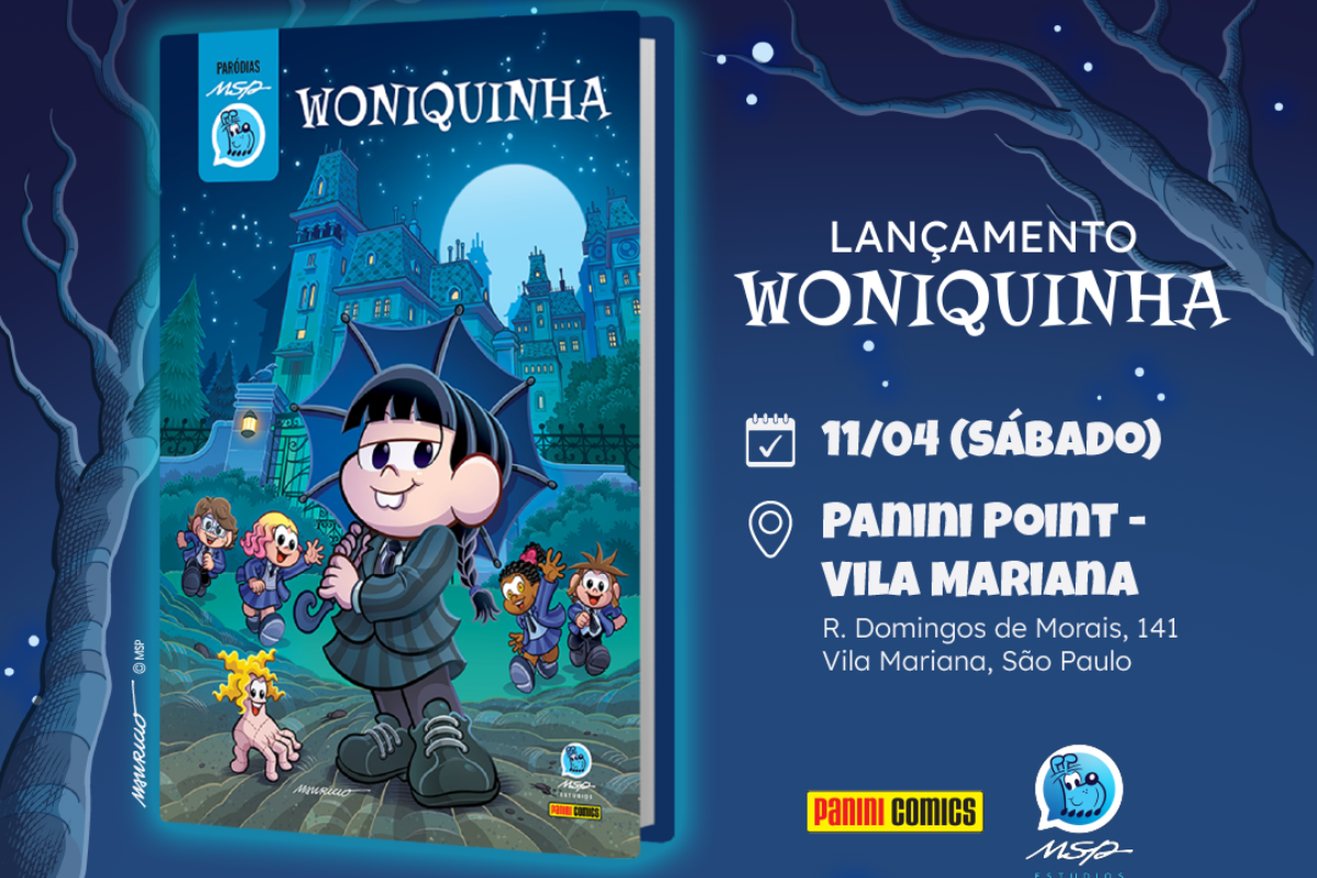 Turma da Mônica lança paródia de ‘Wandinha’ em evento