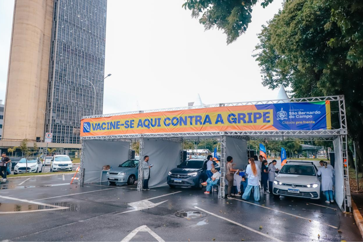 São Bernardo vacina 30 mil pessoas contra gripe em oito dias