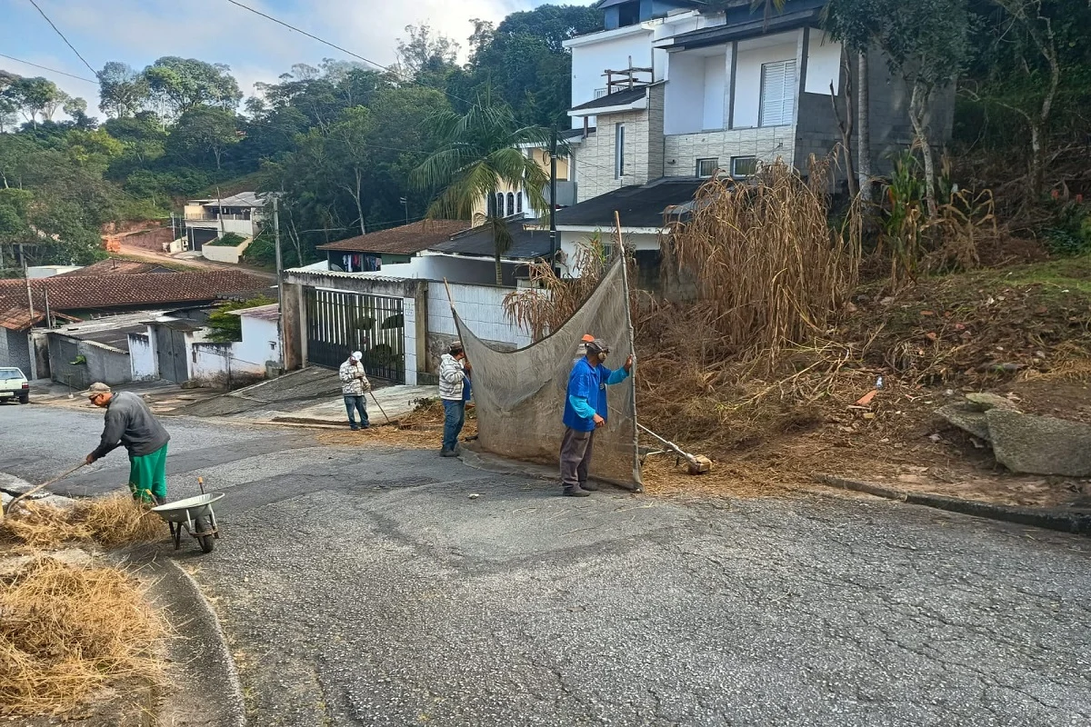 Ribeirão Pires intensifica ações de manutenção urbana em 25 vias