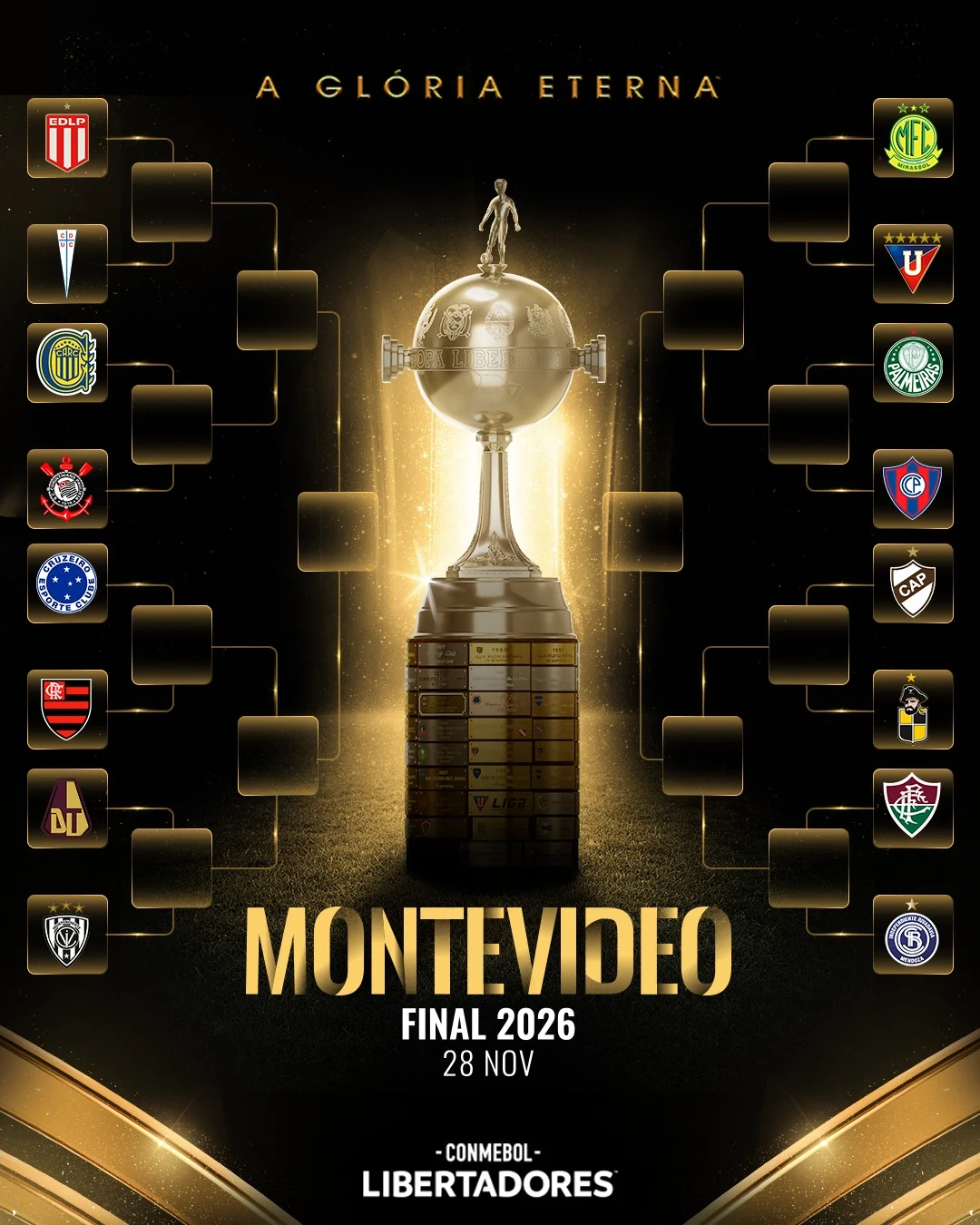 Libertadores 2026 Corinthians e Palmeiras