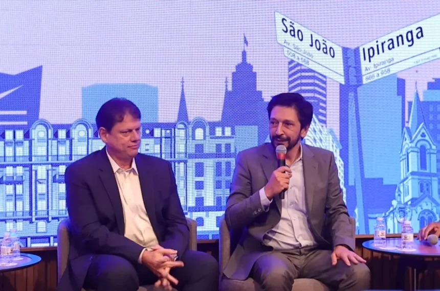 Tarcísio de Freitas e Ricardo Nunes
