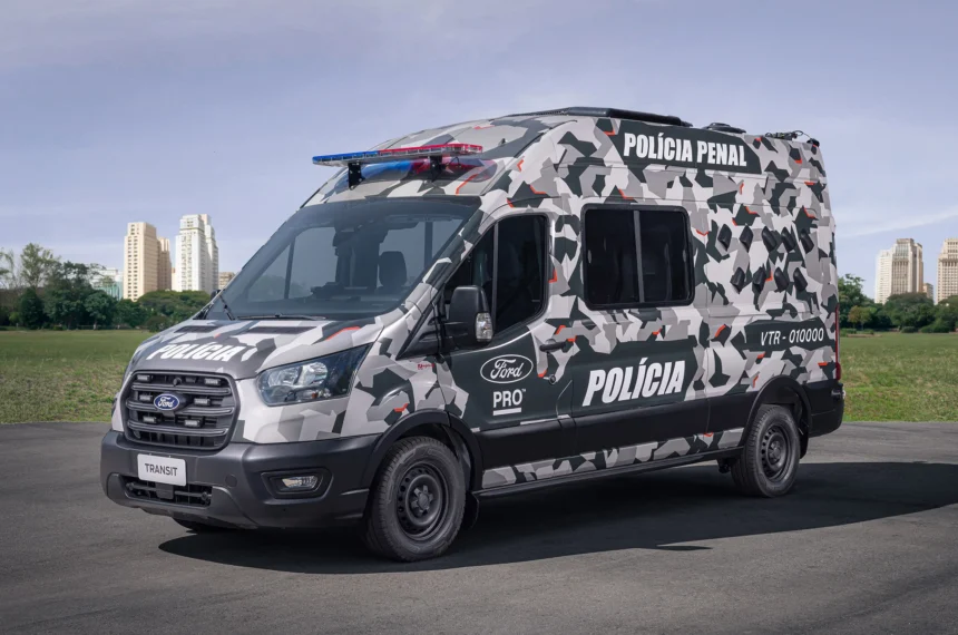 Ford Transit Polícia Penal - (Divulgação)