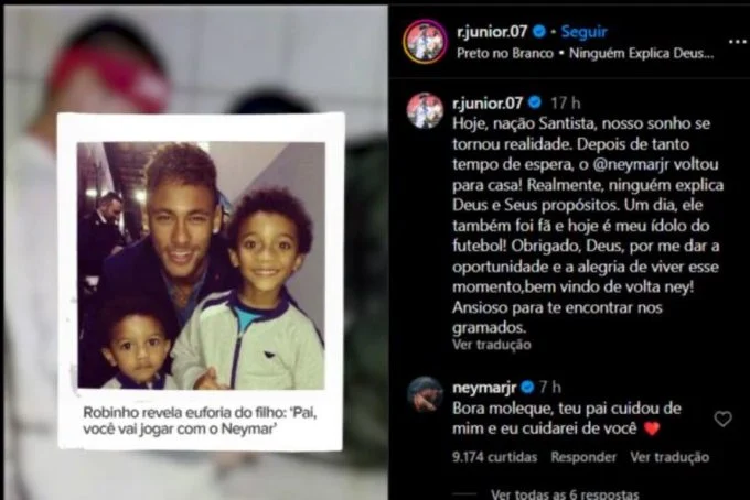 Santos Neymar robinho