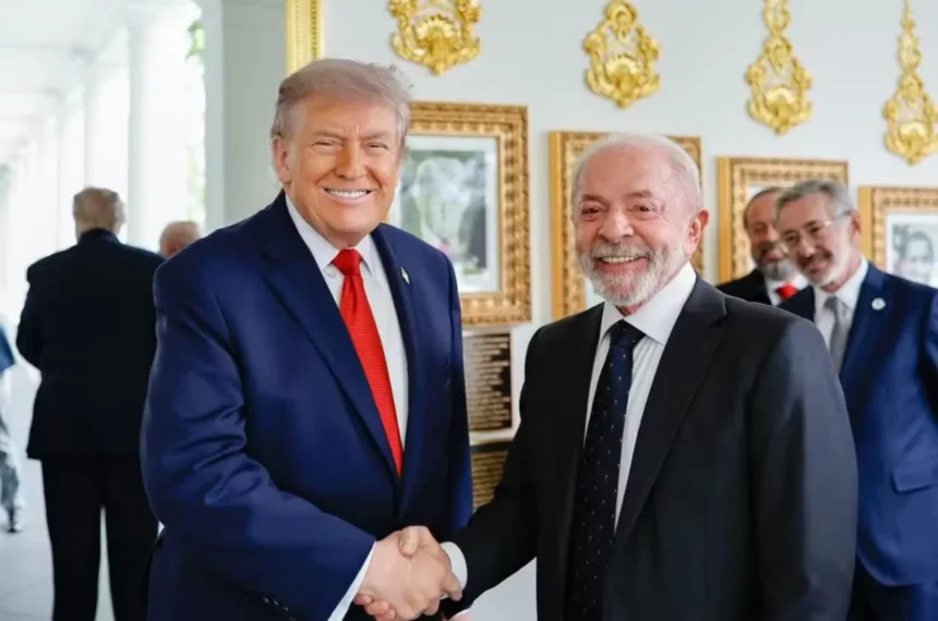 Trump e Lula. Amcham