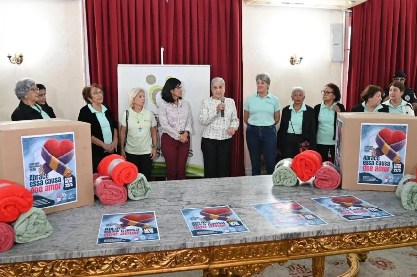 Lançamento da Campanha do Agasalho 2026 em Santos - (Henrique Teixeira/Prefeitura de Santos)