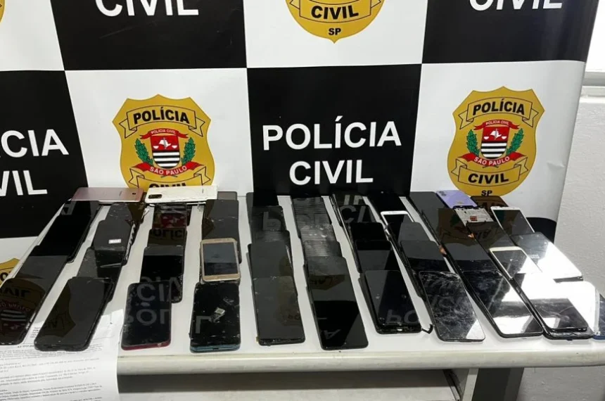 Celulares irregulares apreendidos na Baixada Santista
