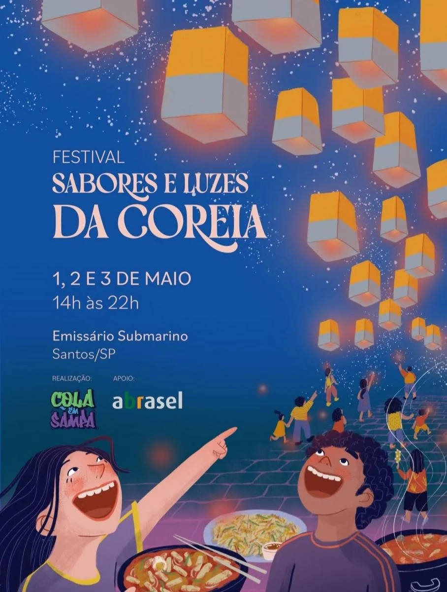 Festival Sabores e Luzes da Coreia começa nesta sexta no Emissário Submarino, em Santos-SP - (Divulgação)