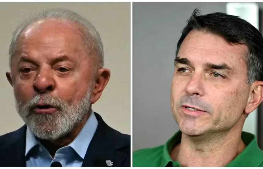 Lula e Flávio Bolsonaroe empatados na pesquisa Datafolha