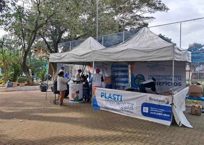 Ação da Braskem arrecada 1,8 tonelada de resíduos no Parque São Rafael