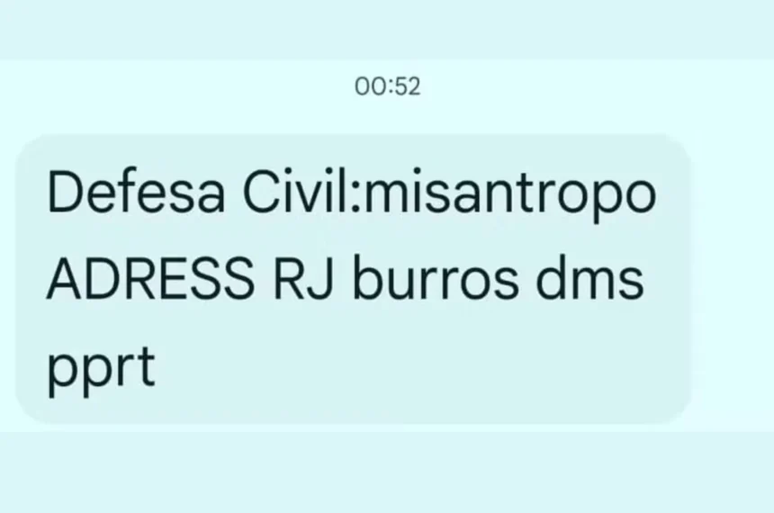 alerta defesa civil misantropia