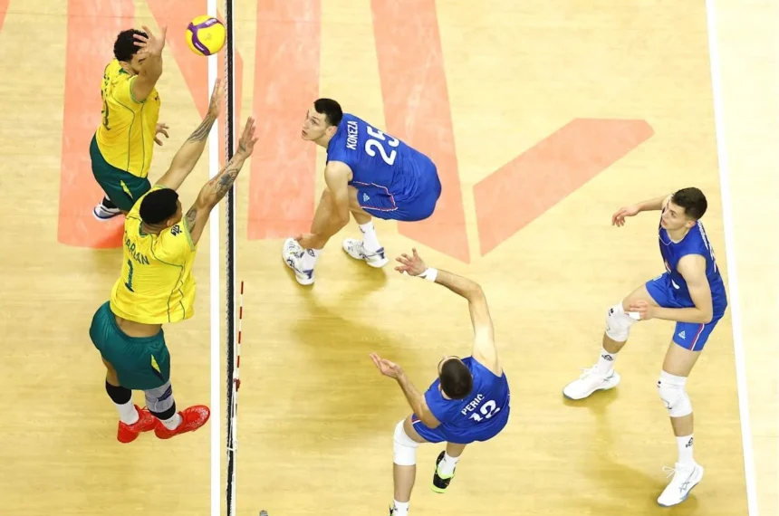 Judson foi o melhor pontuador do Brasil na partida - (Divulgação/VNL)