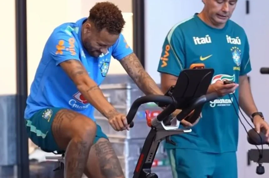 Neymar treino