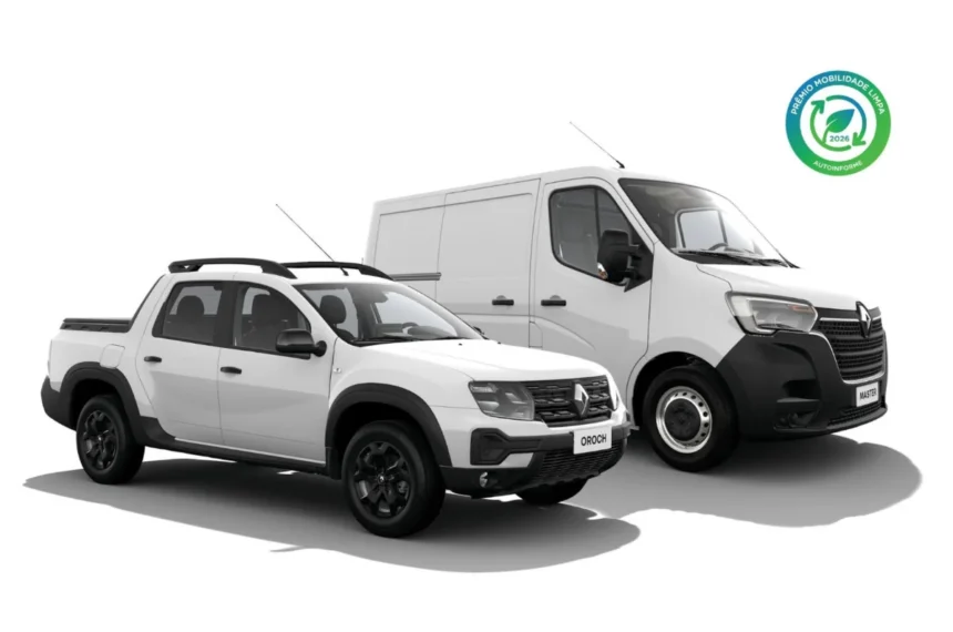 Renault Oroch e Master Furgão - Transporte