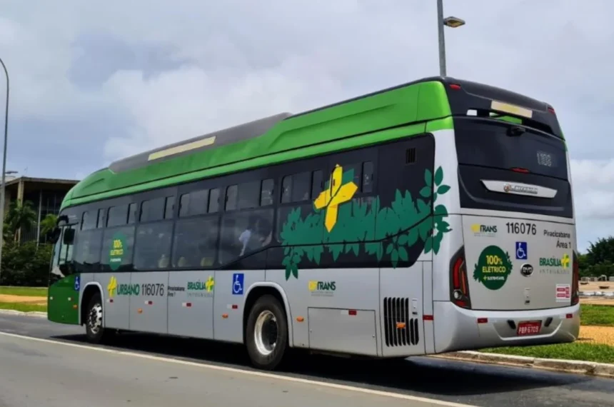 BYD ônibus elétrico testado em Brasília