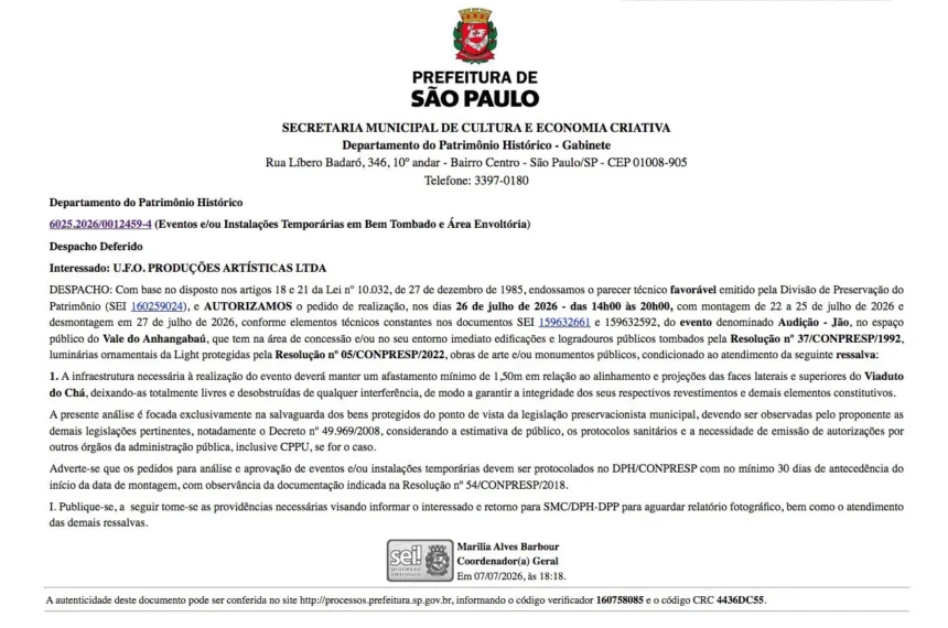 Diário Oficial de São Paulo confirma audição de novo álbum do cantor Jão - (Divulgação)