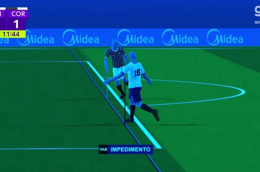 impedimento semiautomatico corinthians x bahia