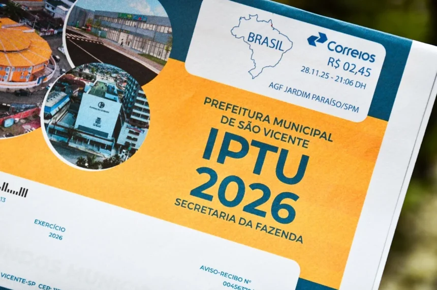 Prazo para pedir isenção do IPTU 2027 em São Vicente vai até dia 31