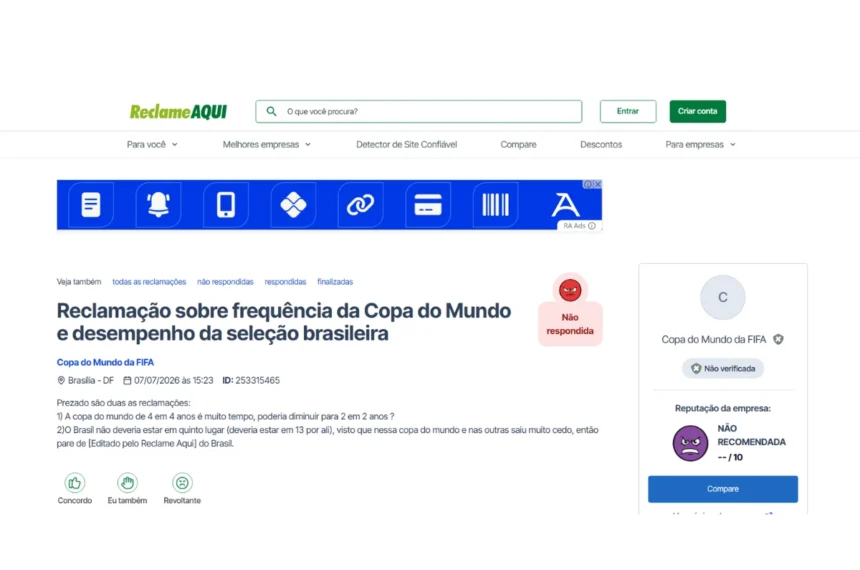 Reclame Aqui - Copa do Mundo - Marcas