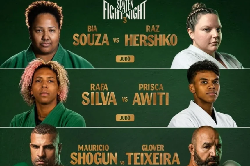 Spaten Fight Night 3 reúne lendas do MMA, boxe, judô e jiu-jítsu