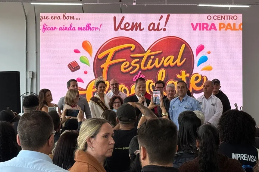 Festival do Chocolate inicia edição com megaestrutura