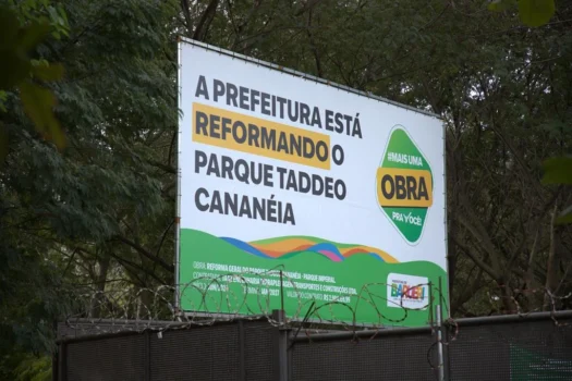 Parque Taddeo Cananéia passa por reforma em Barueri