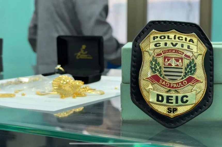 Operação Ouro Reverso apreende R$ 1,5 milhão em ouro e joias em SP