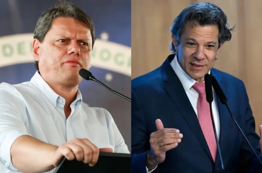 Datafolha: Tarcísio lidera contra Haddad em SP