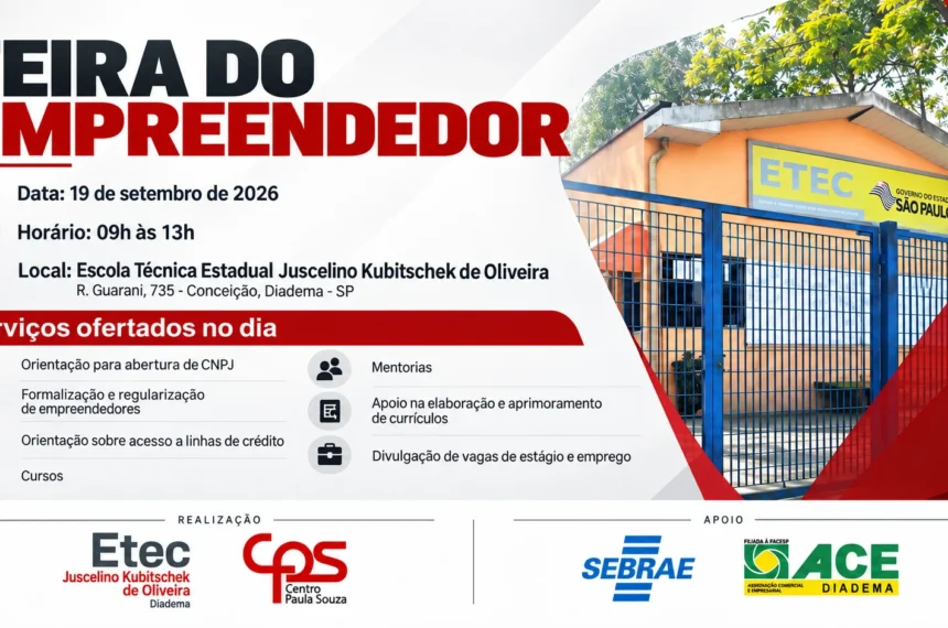 Etec de Diadema promove Feira de Empreendedorismo
