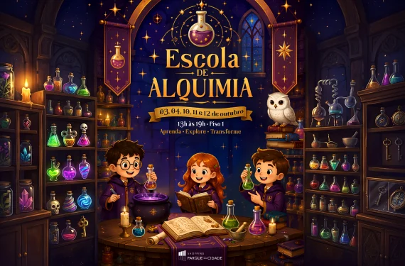 Escola de Alquimia transforma Shopping Parque da Cidade