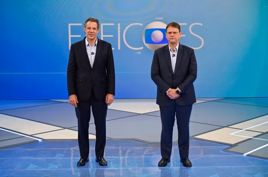 Debate Tarcísio e Haddad aborda PCC, saúde e privatizações