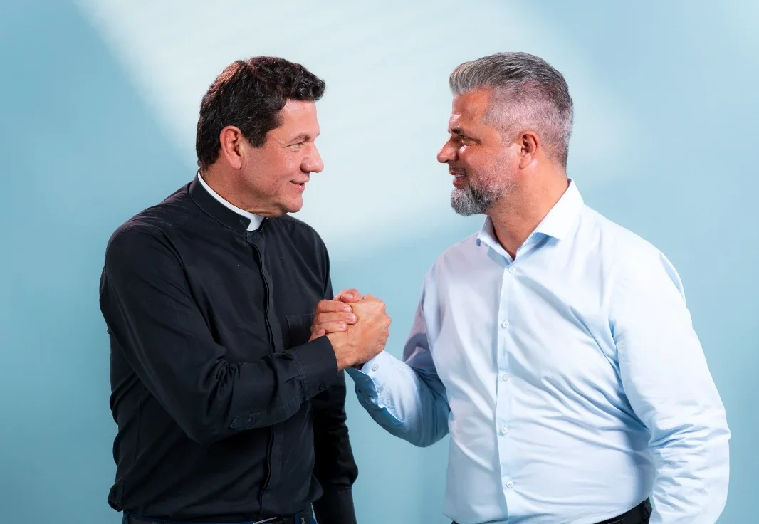Julinho Fuzari e padre Silvio Andrei anunciam parceria para eleição 2026
