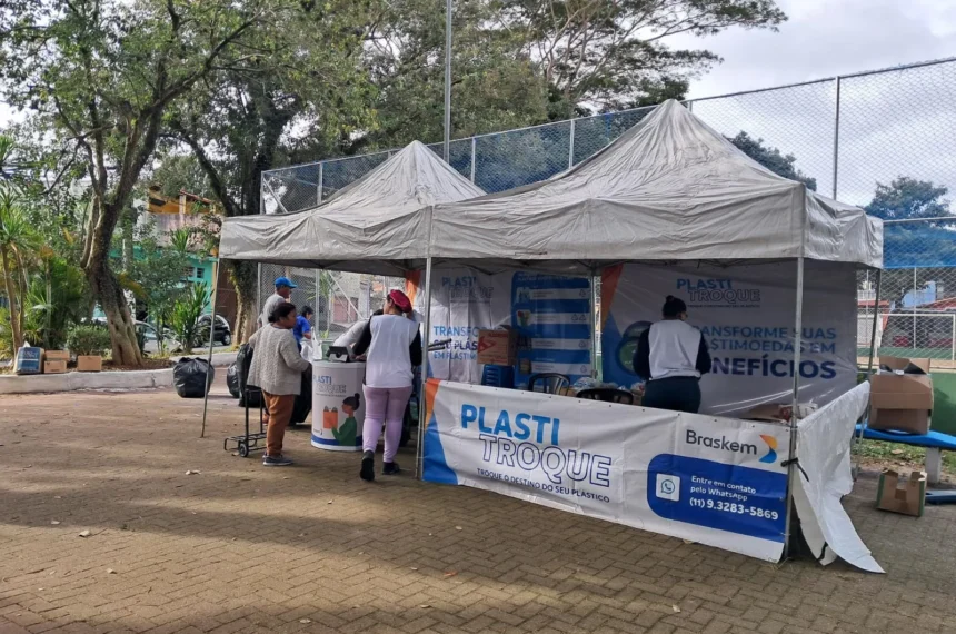 Plastitroque transforma plástico em comida no Grande ABC