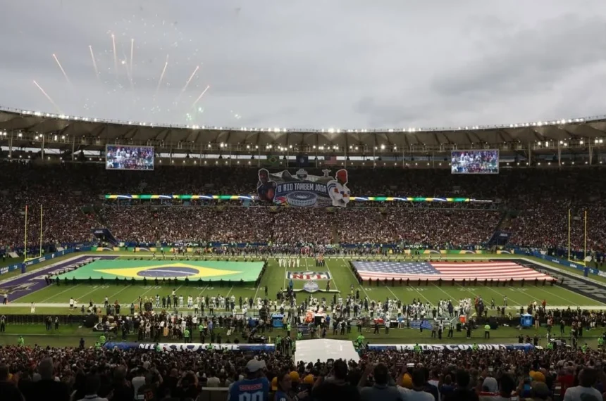NFL no Rio consagra Maracanã com espetáculo verde e amarelo