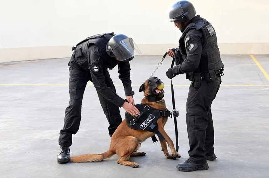 Cães da Polícia Penal localizam celulares em SP