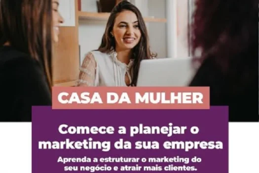 Casa da Mulher de Santos oferece oficina de marketing