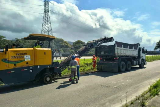 CNL inicia obras nas marginais da SP-055 em Itanhaém