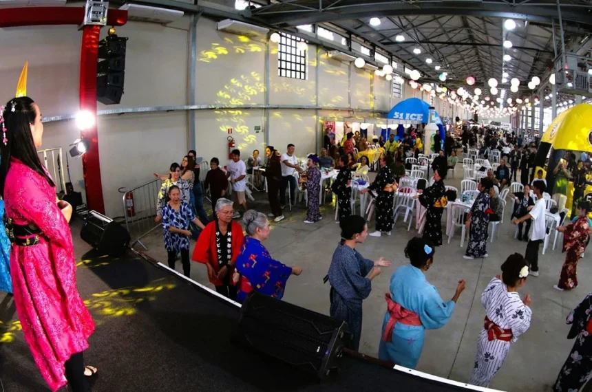 Festival Japonês no Parque do Valongo, em Santos - (Francisco Arrais/Divulgação Prefeitura de Santos)