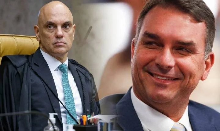 Flávio Bolsonaro diz que Moraes é a ‘laranja podre do STF’