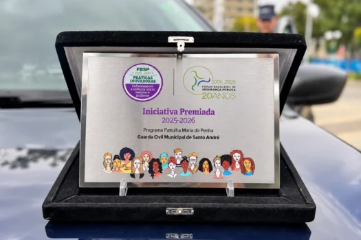 Patrulha Maria da Penha de Santo André recebe selo nacional