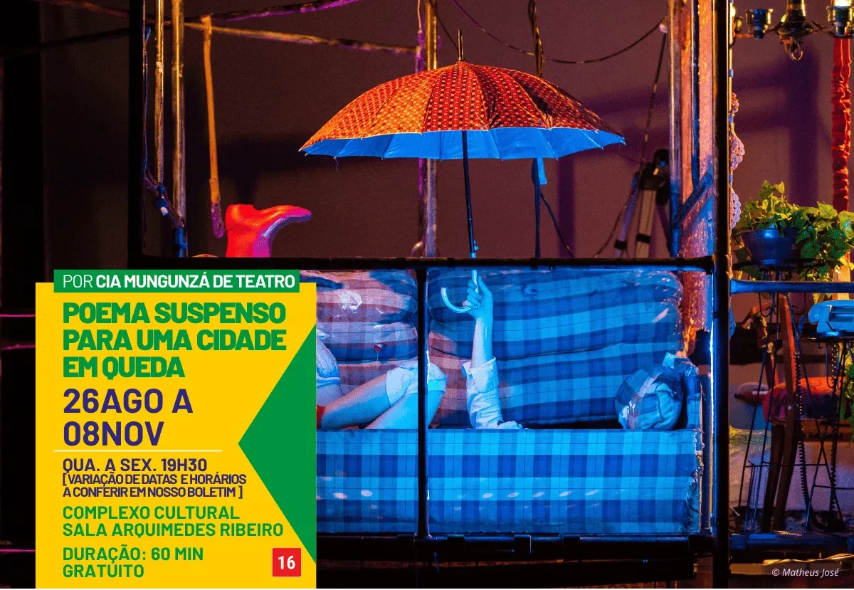 Programação Funarte SP traz teatro e arte no fim do mês