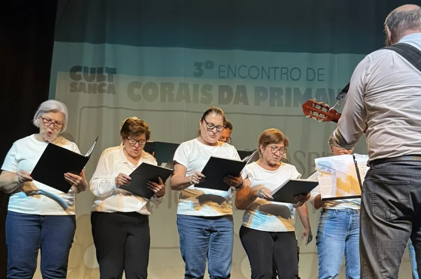 3º Encontro de Corais - Coral da Beneficiência Portuguesa - (Divulgação - Secult / PMSCS)