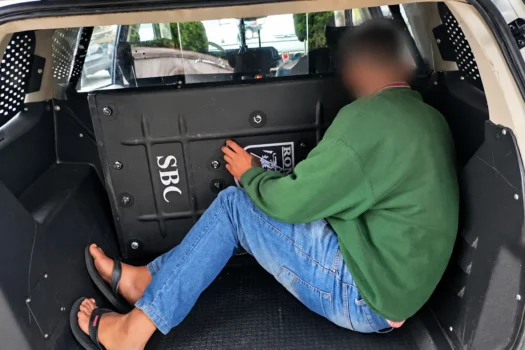 Romu de São Bernardo usa app e prende fugitivo do PR