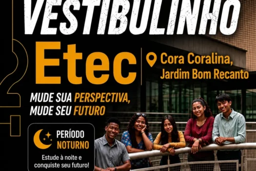 Vestibulinho ETEC Mauá encerra inscrições em novembro