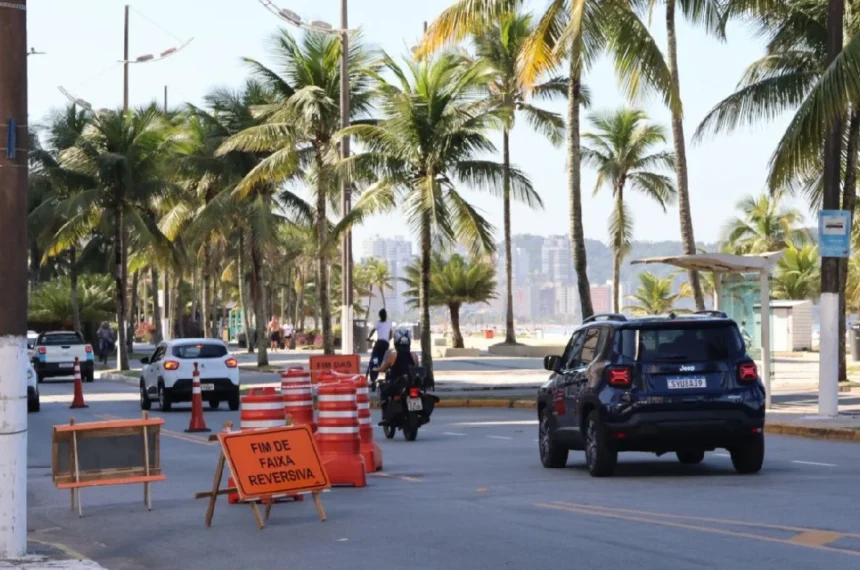 Avenida Presidente Castelo Branco, em Praia Grande - (Divulgação)