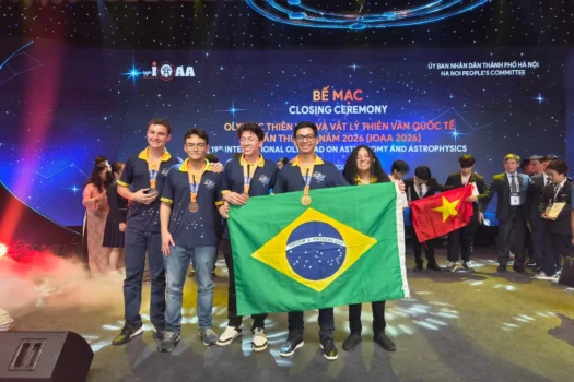 Brasil conquista 5 medalhas na Olimpíada de Astronomia