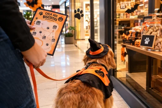 Shopping Frei Caneca realiza caça aos biscoitos para pets