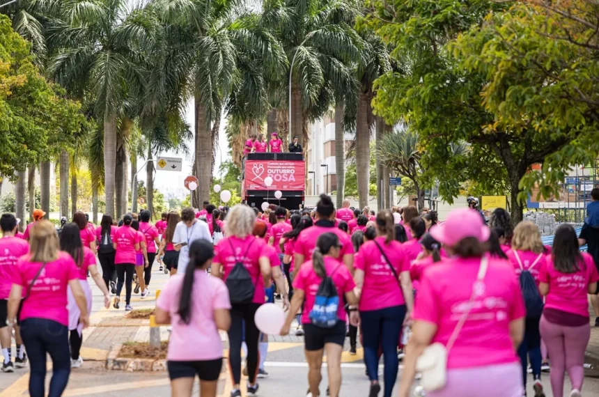 Caminhada do Outubro Rosa em São Caetano do Sul - (Gabriela Gonçalves / PMSCS)
