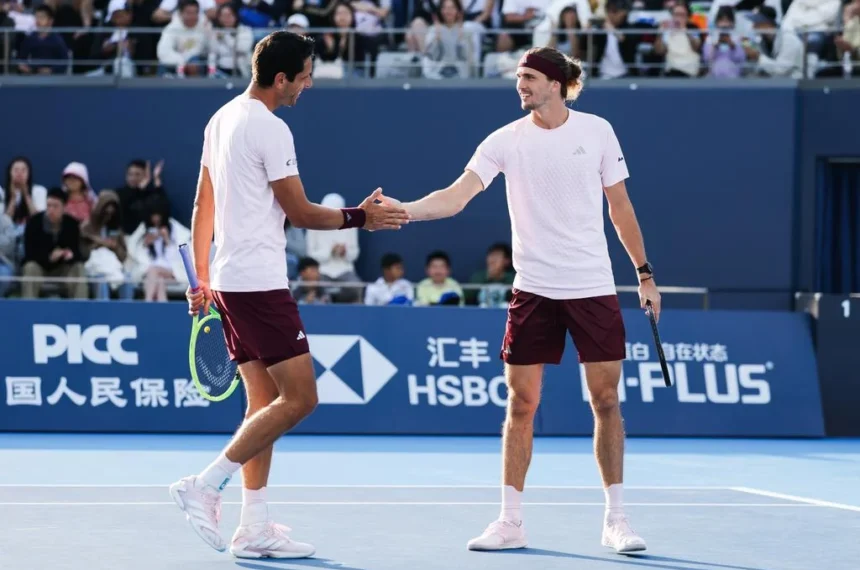 Marcelo e Zverev voltam a formar parceria, agora em Viena - (@atptour / @chinaopen)